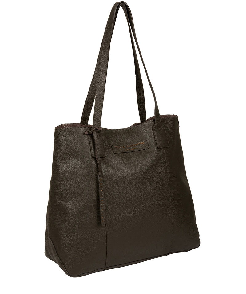 'Ruxley' Hunter Green Leather Tote Bag image 5