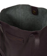 'Ruxley' Plum Leather Tote Bag image 4