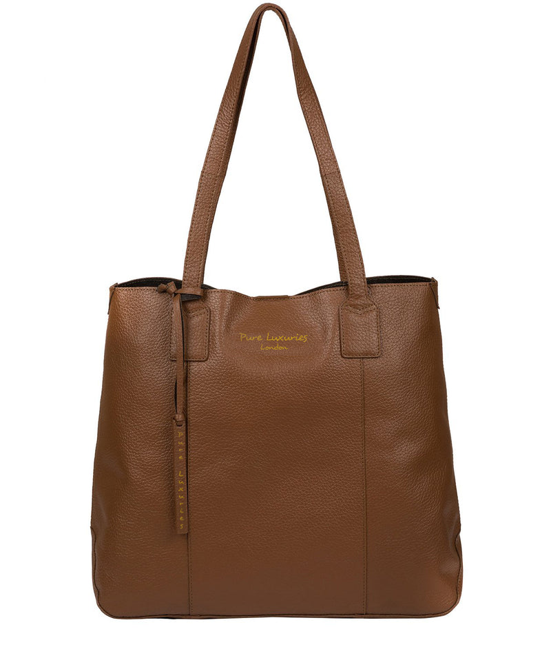 'Ruxley' Tan Leather Tote Bag