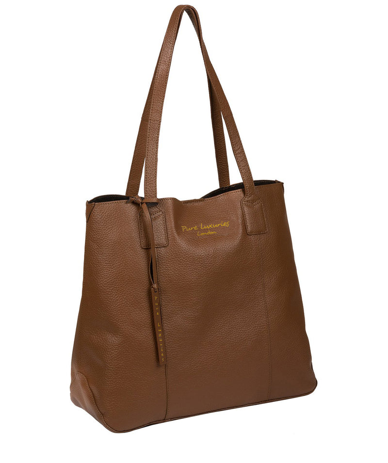 'Ruxley' Tan Leather Tote Bag