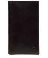 'Gregan' Black Leather Breast Pocket Wallet Pure Luxuries London