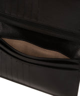 'Gregan' Black Leather Breast Pocket Wallet Pure Luxuries London