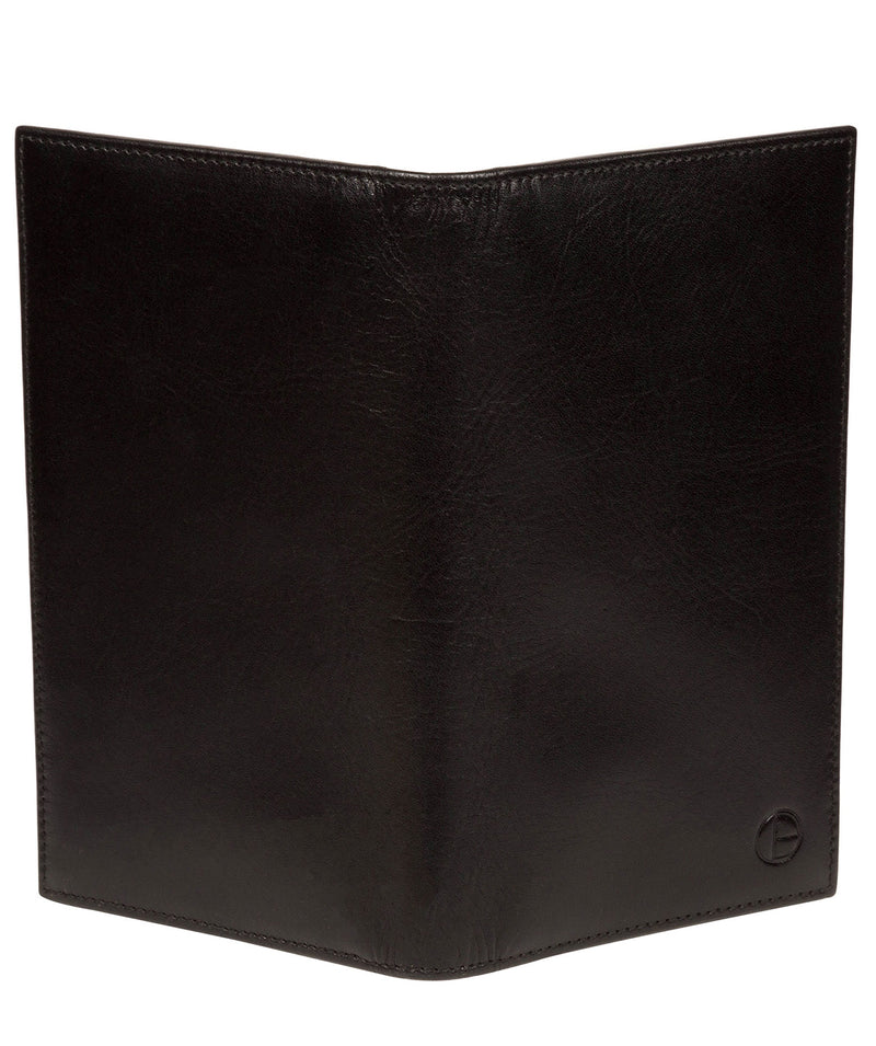 'Gregan' Black Leather Breast Pocket Wallet image 5