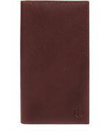 'Gregan' Brown Leather Breast Pocket Wallet image 1