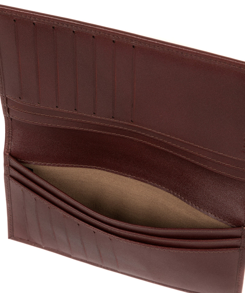 'Gregan' Brown Leather Breast Pocket Wallet Pure Luxuries London