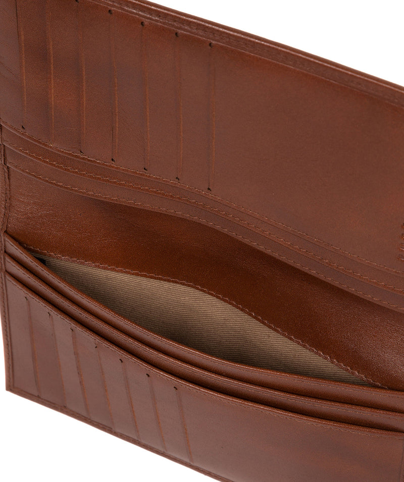 'Gregan' Tan Leather Breast Pocket Wallet image 4