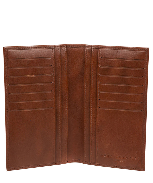 'Gregan' Tan Leather Breast Pocket Wallet image 2