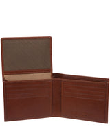 'North' Tan Leather Wallet Pure Luxuries London