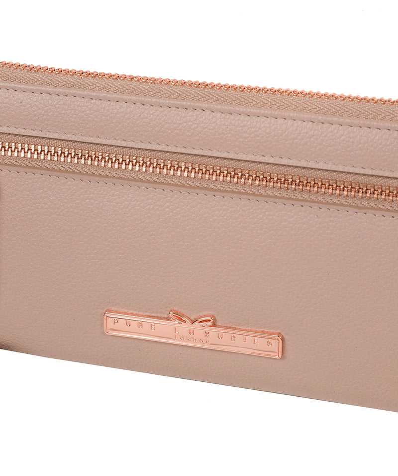 'Knightley' Dusty Pink Leather Purse image 6