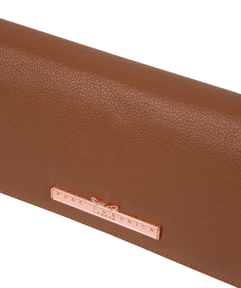 'Arterton' Tan Leather Purse image 7