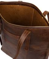 'Aldgate' Vintage Brown Leather Tote Bag Pure Luxuries London