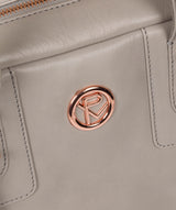 'Madox' Grey Leather Handbag image 6