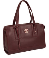 'Klee' Burgundy Leather Handbag image 5