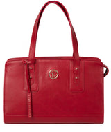 'Klee' Cherry Leather Handbag image 1