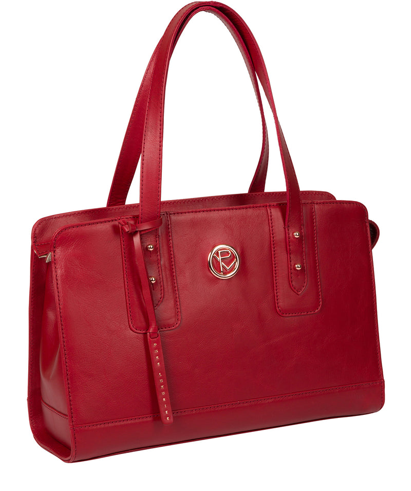 'Klee' Cherry Leather Handbag image 5