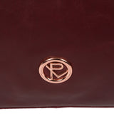 'Pimm' Burgundy Leather Tote Bag image 6