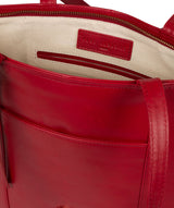 'Pimm' Cherry Leather Tote Bag image 4