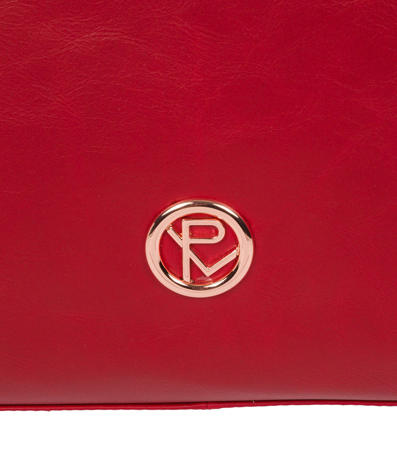 'Pimm' Cherry Leather Tote Bag image 6