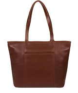 'Pimm' Cognac Leather Tote Bag image 3