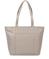 'Pimm' Grey Leather Tote Bag image 3