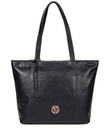 'Pimm' Navy Leather Tote Bag image 1