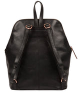 'Rubens' Black Leather Backpack image 3