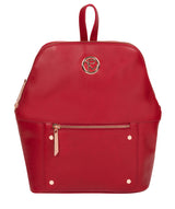 'Rubens' Cherry Leather Backpack image 1