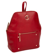 'Rubens' Cherry Leather Backpack image 5