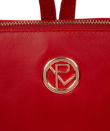 'Rubens' Cherry Leather Backpack image 6