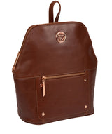 'Rubens' Cognac Leather Backpack image 5