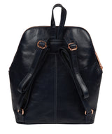 'Rubens' Navy Leather Backpack image 3