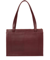 'Zoffany' Burgundy Leather Handbag image 3