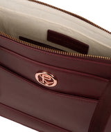 'Zoffany' Burgundy Leather Handbag image 4