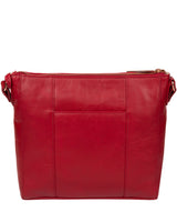 'Byrne' Cherry Leather Cross Body Bag image 3