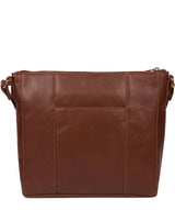 'Byrne' Cognac Leather Cross Body Bag image 3