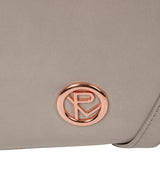 'Kahlo' Grey Leather Cross Body Bag Pure Luxuries London