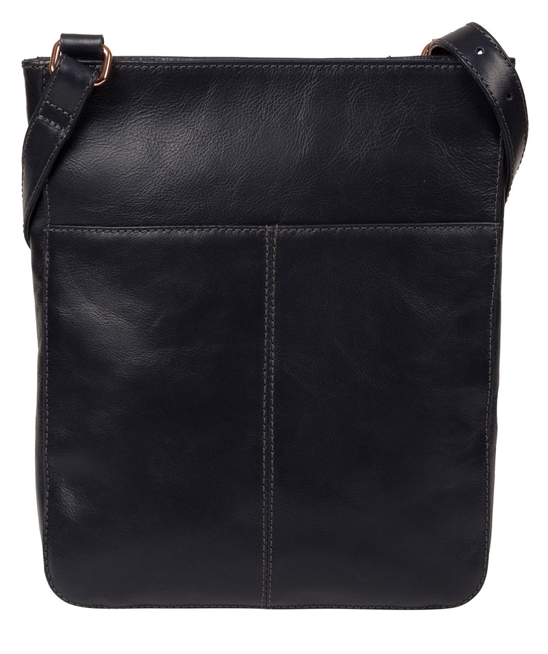 'Kahlo' Navy Leather Cross Body Bag Pure Luxuries London