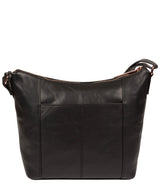 'Monamy' Black Leather Shoulder Bag image 3