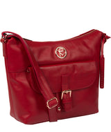 'Monamy' Cherry Leather Shoulder Bag image 5