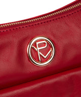 'Monamy' Cherry Leather Shoulder Bag image 6