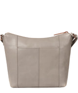 'Monamy' Grey Leather Shoulder Bag image 3