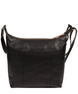 'Miro' Black Leather Shoulder Bag image 3