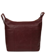 'Miro' Burgundy Leather Shoulder Bag image 3