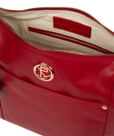 'Miro' Cherry Leather Shoulder Bag image 4