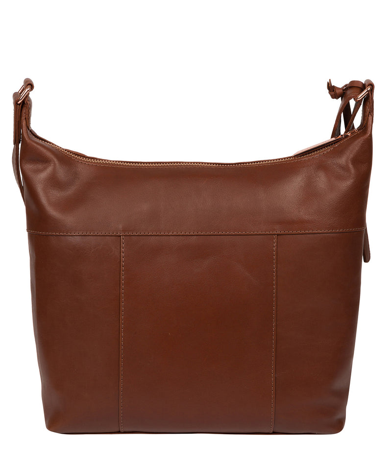 'Miro' Cognac Leather Shoulder Bag image 3