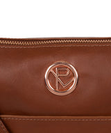 'Miro' Cognac Leather Shoulder Bag image 6