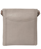 'Gilpin' Grey Leather Cross Body Bag image 3