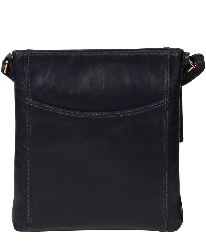 'Gilpin' Navy Leather Cross Body Bag image 3