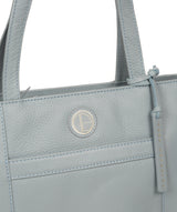 'Mist' Cashmere Blue Leather Handbag image 6