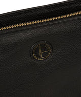 'Holly' Black Leather Cross Body Bag image 6